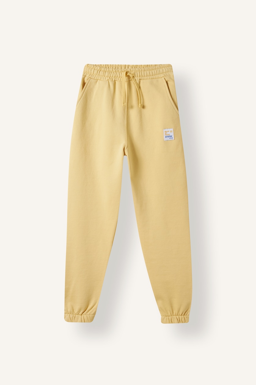 Young Boys - Teen Boys Yellow Regular Fit Printed Trousers