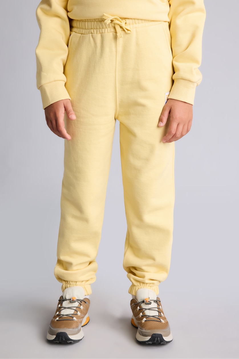 Boys & Teens Yellow بنطرون بجامة رياضي مطبوع قصة عادية