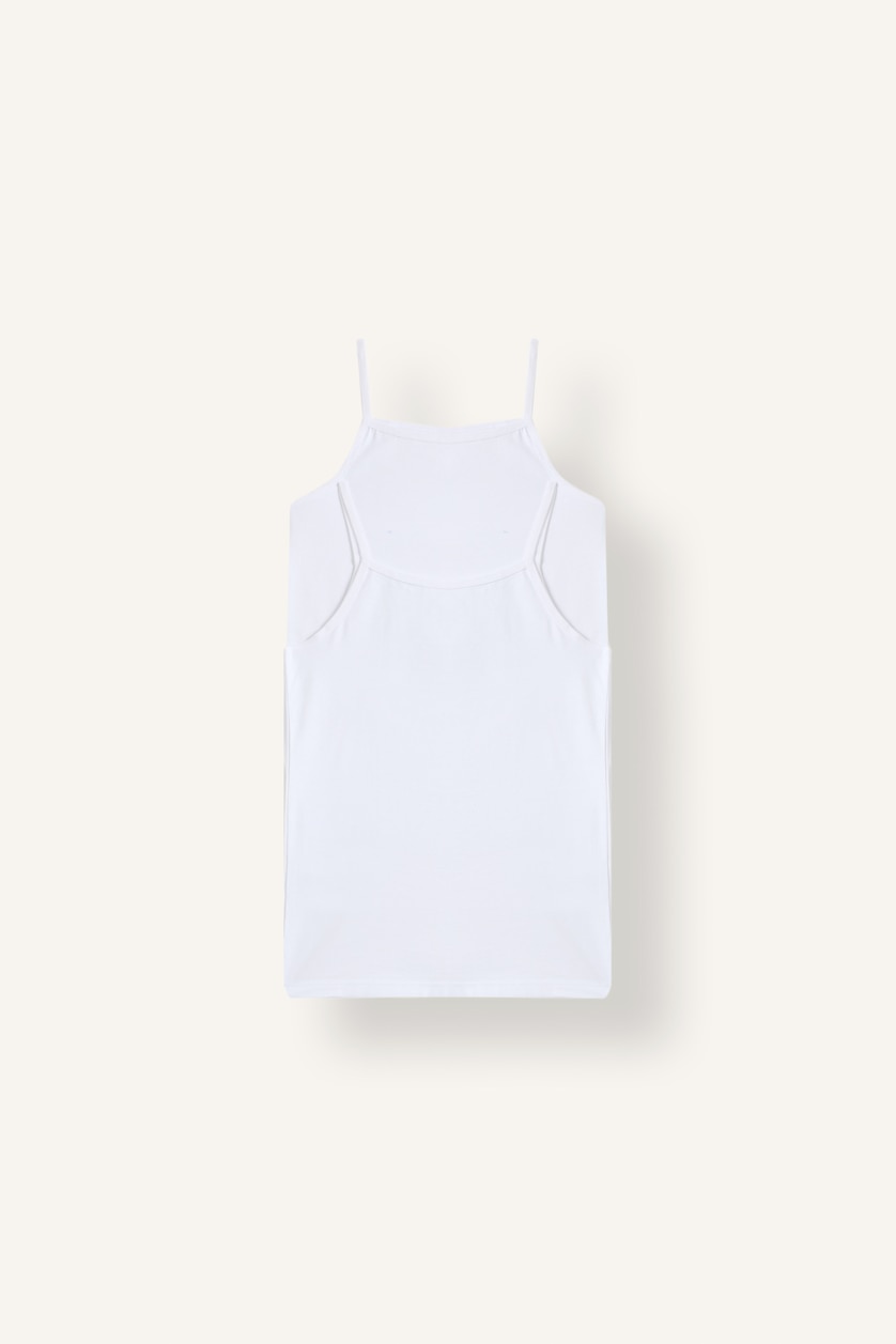 Young Girls - Teen Girls White Girl 2 piece Tank Top