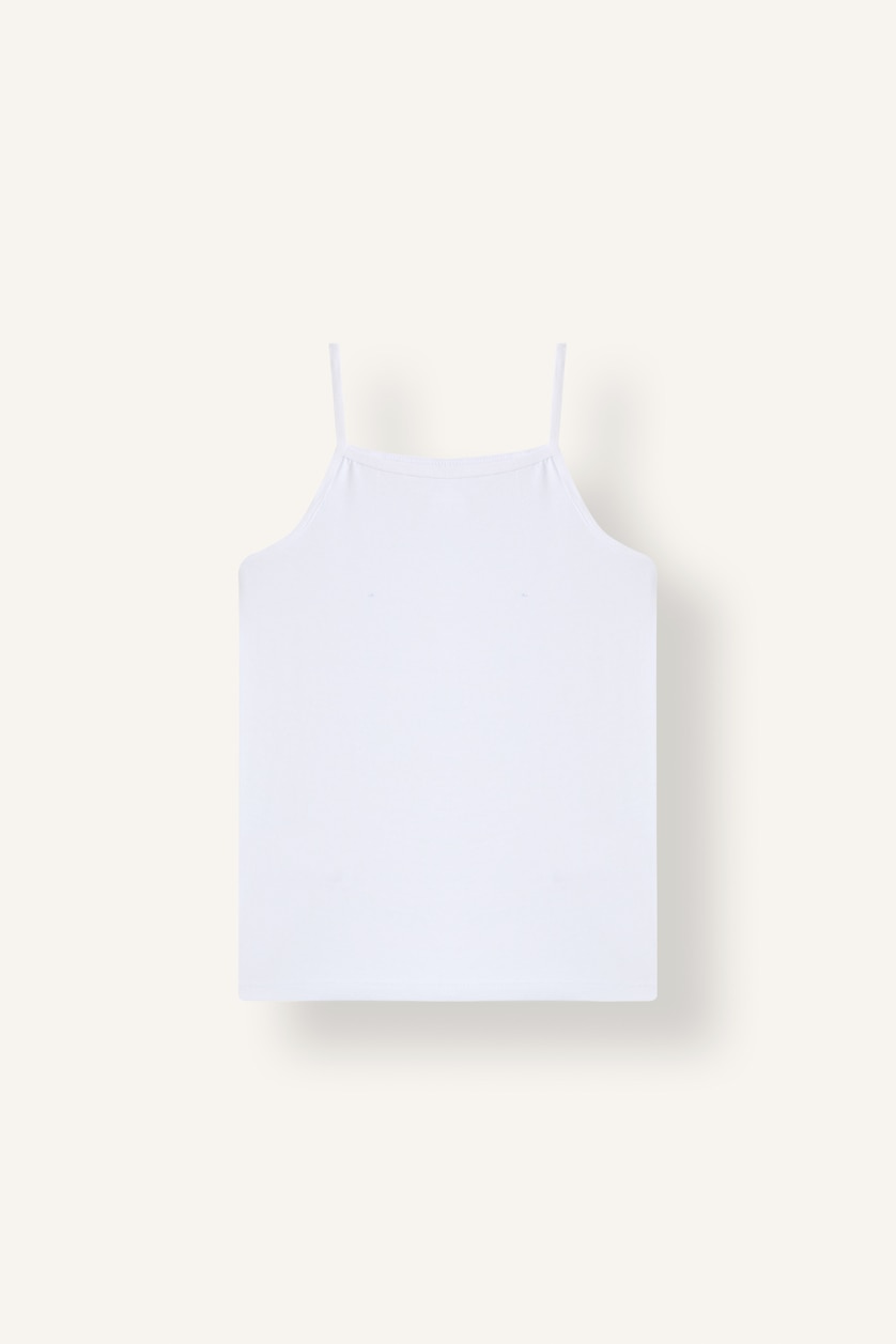 Young Girls - Teen Girls White Girl 2 piece Tank Top