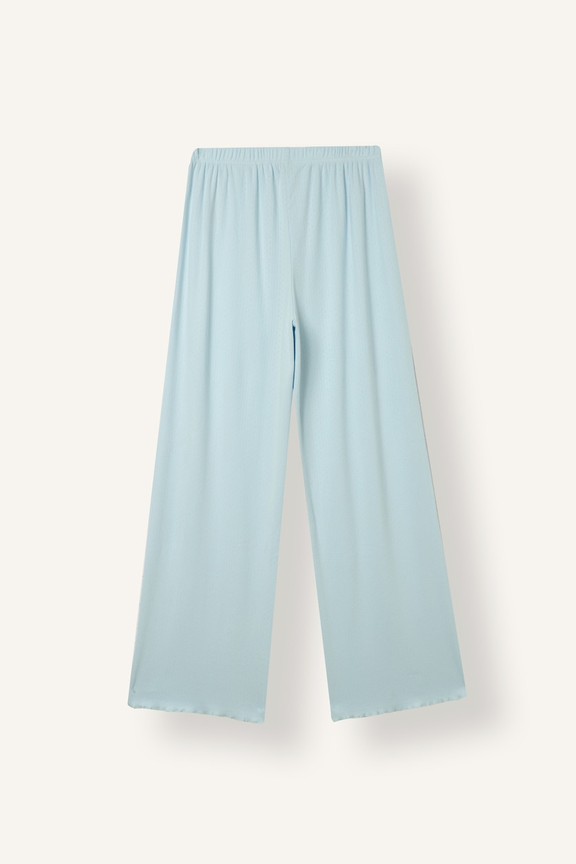 Women Light Blue Regular Fit Long Sleeve 2 Piece Set