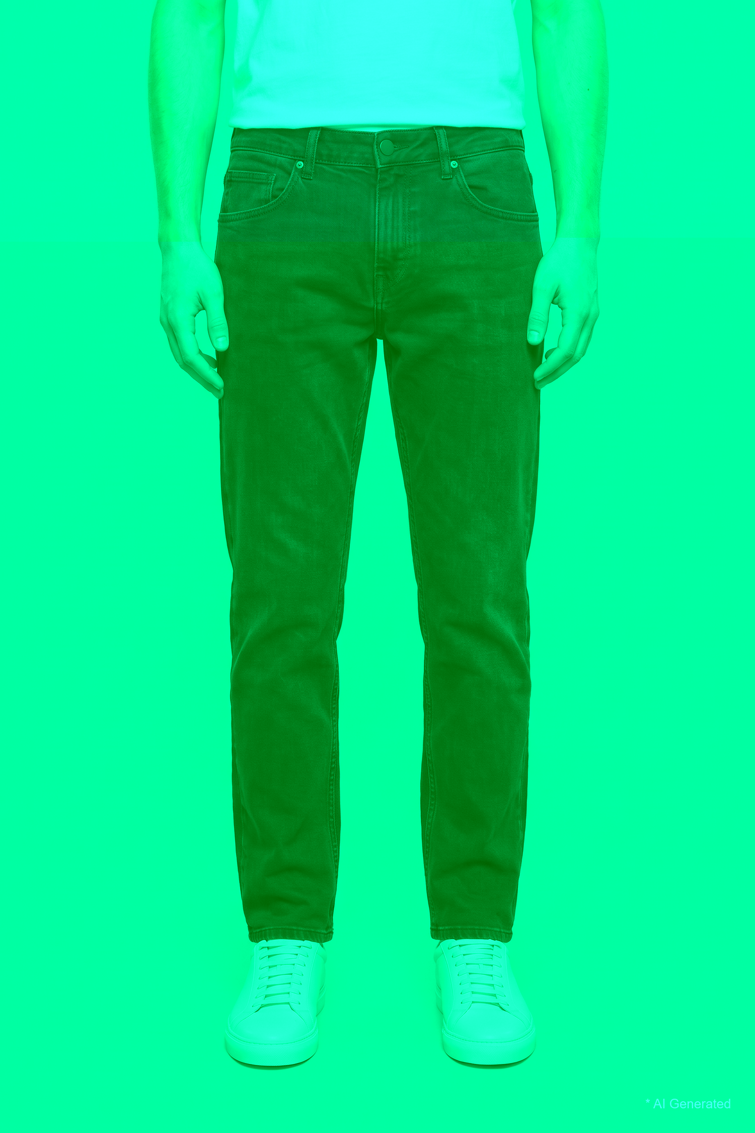 Erkek Antrasit Straight Fıt Jean