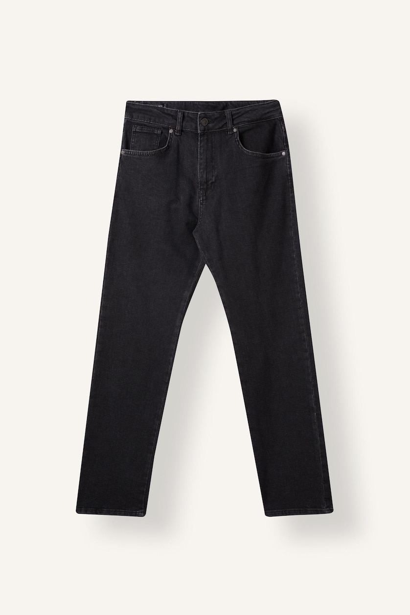Erkek Antrasit Straight Fıt Jean