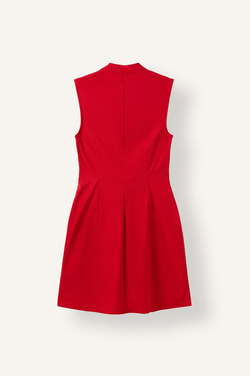 Женщины Красный Мини-платье из бенгалина