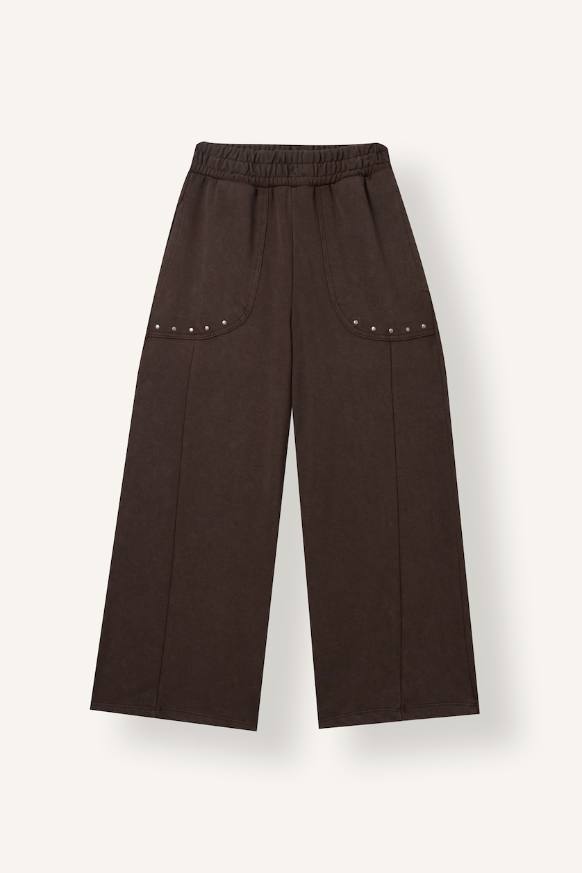 Girls & Teens Brown Wide Leg Trousers