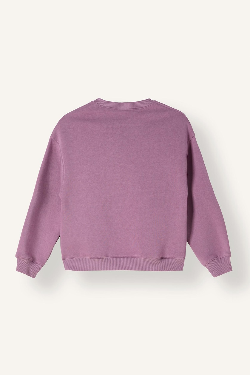 GIRLS & TEENS Lilac Girl Relax Fit Crew Neck Sweatshirt
