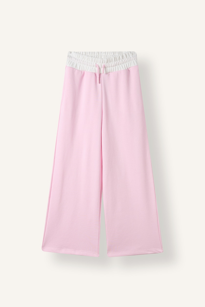 Young Girls - Teen Girls Pink Wide Leg Trousers