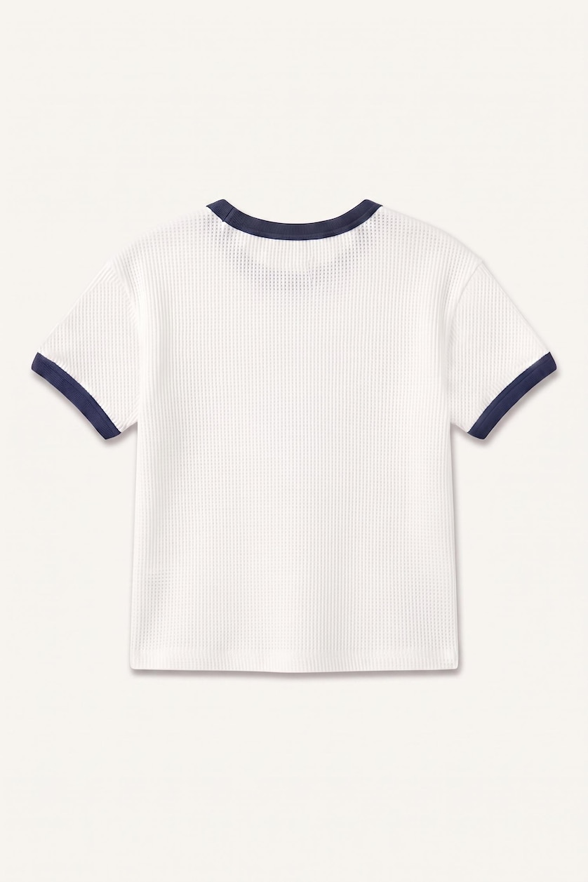 Baby Boys Ecru Oversize Fit Printed Short Sleeve T-Shirt