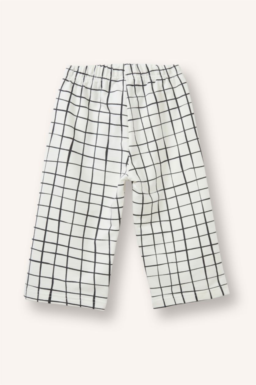 Baby Boys Ecru Regular Fit Trousers