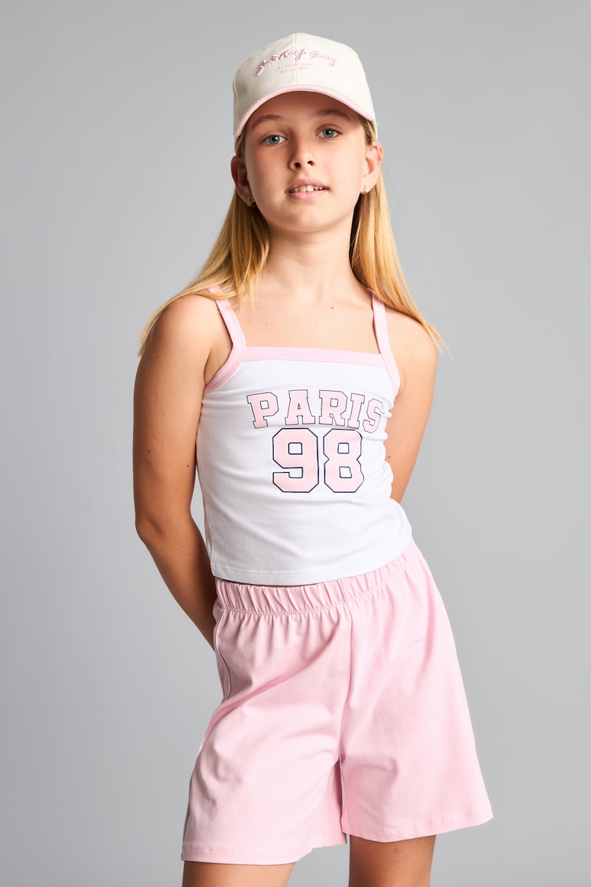 Young Girls - Teen Girls Pink 2 piece Slim Fit Set