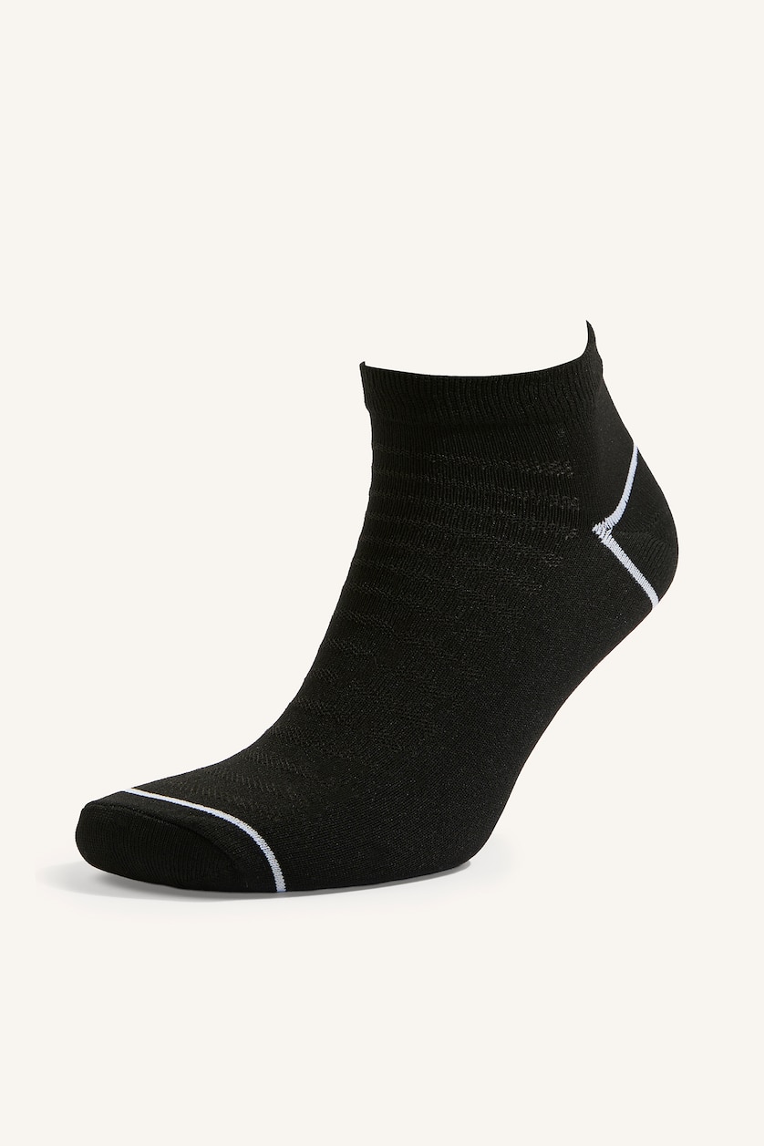 Men Black 5 Piece Short Socks