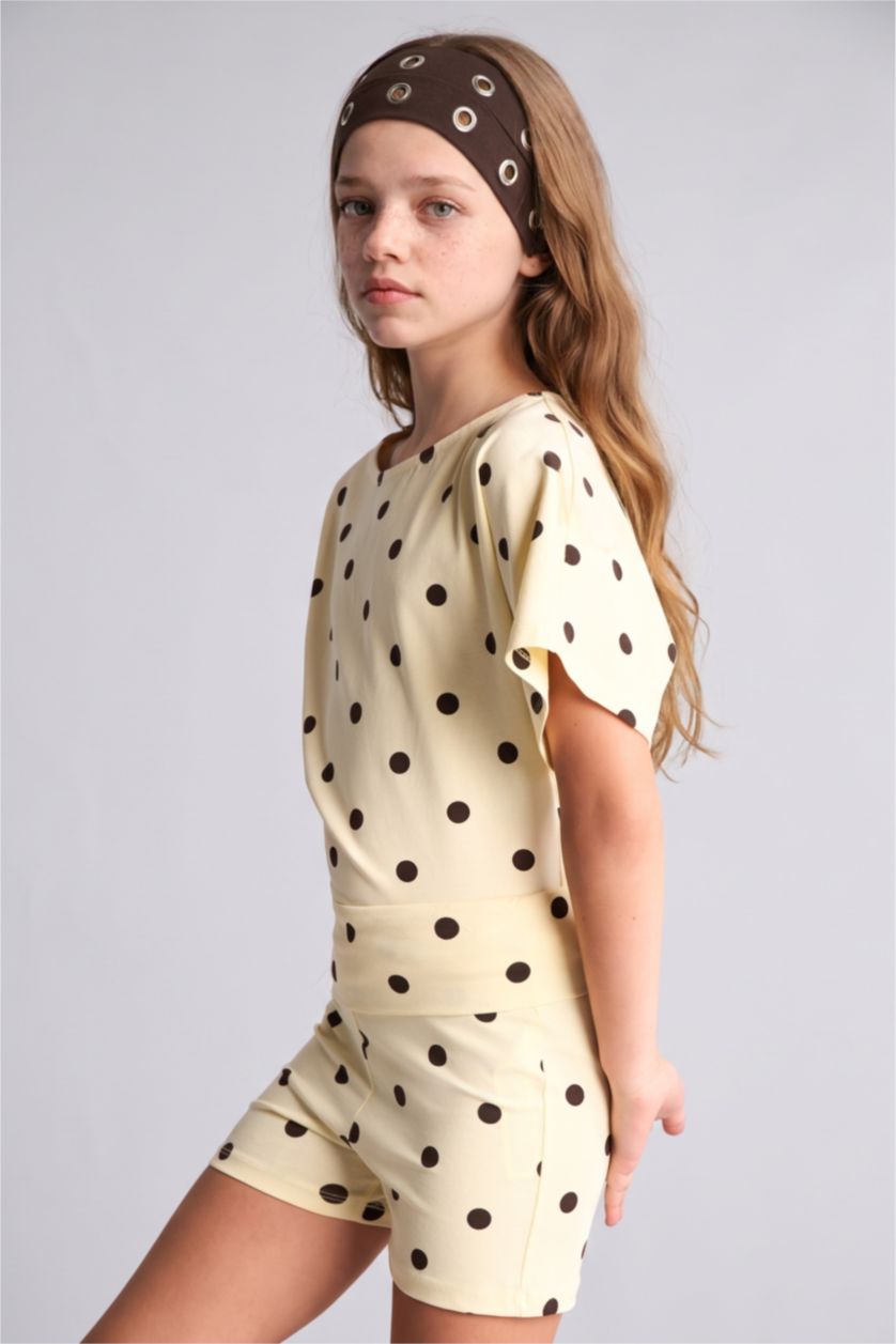 Girls & Teens Yellow ستريج قصير بناتي
