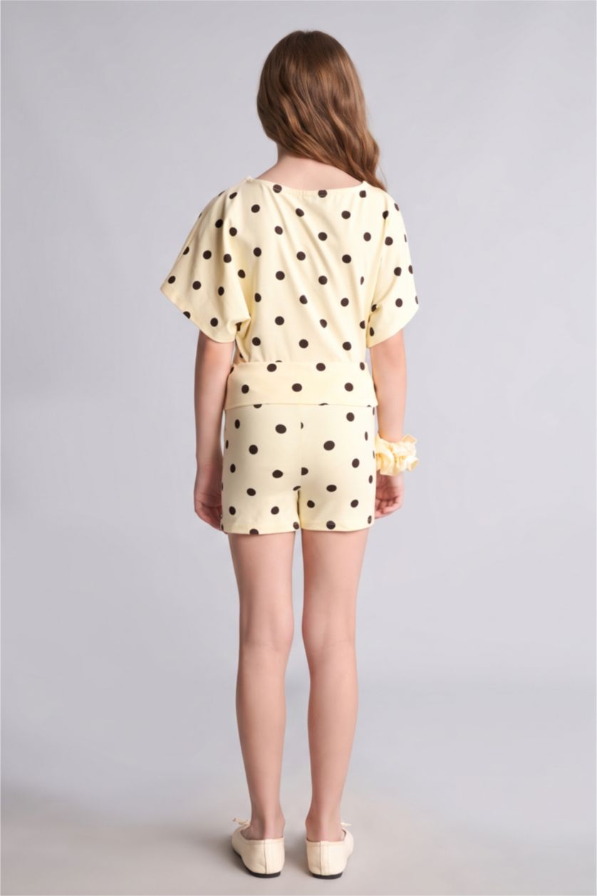 Girls & Teens Yellow ستريج قصير بناتي