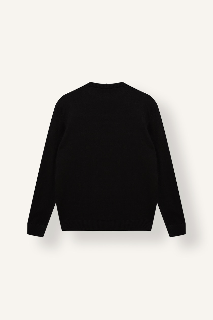MAN Black Standard Fit Knitwear Pullover
