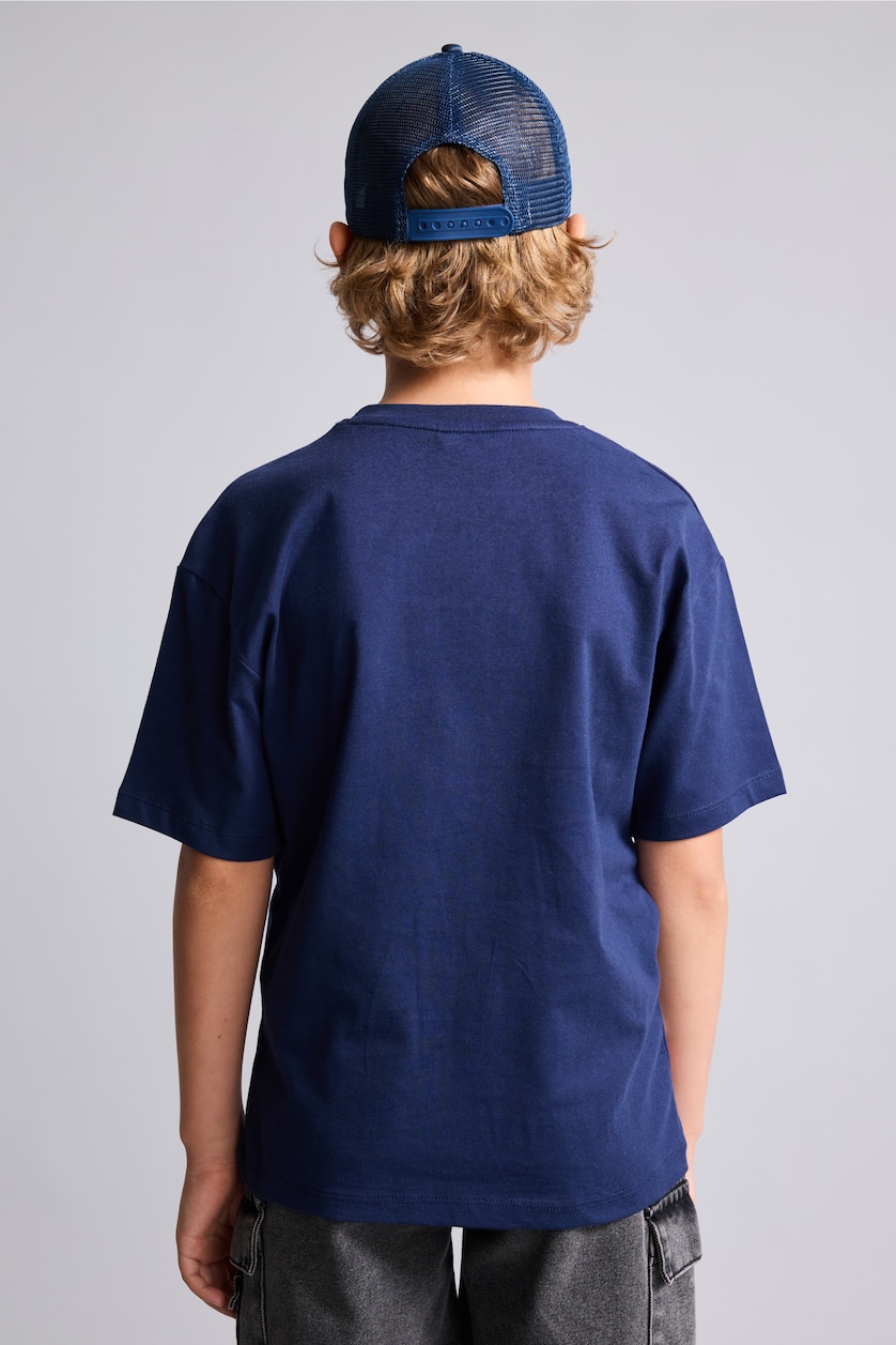Young Boys - Teen Boys NAVY Printed Short Sleeve T-Shirt