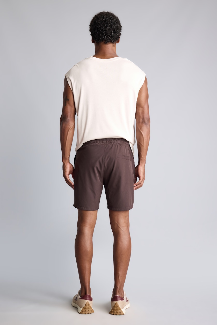 Erkek Kahve Kahve Regular Fit Deniz Şortu