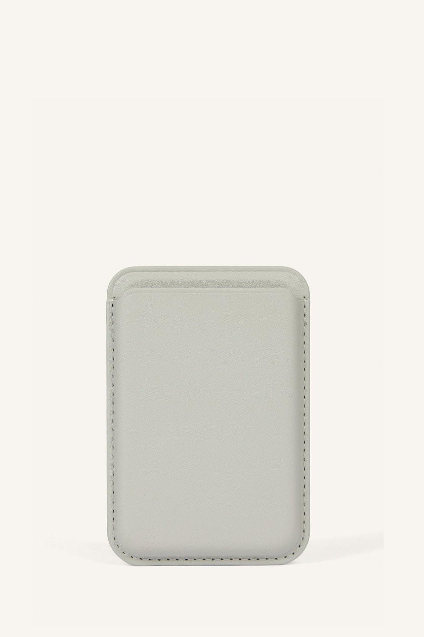Men Grey Man Business Card Wallet