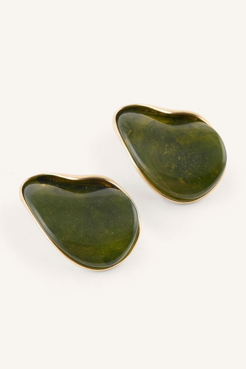 Women Green Earring