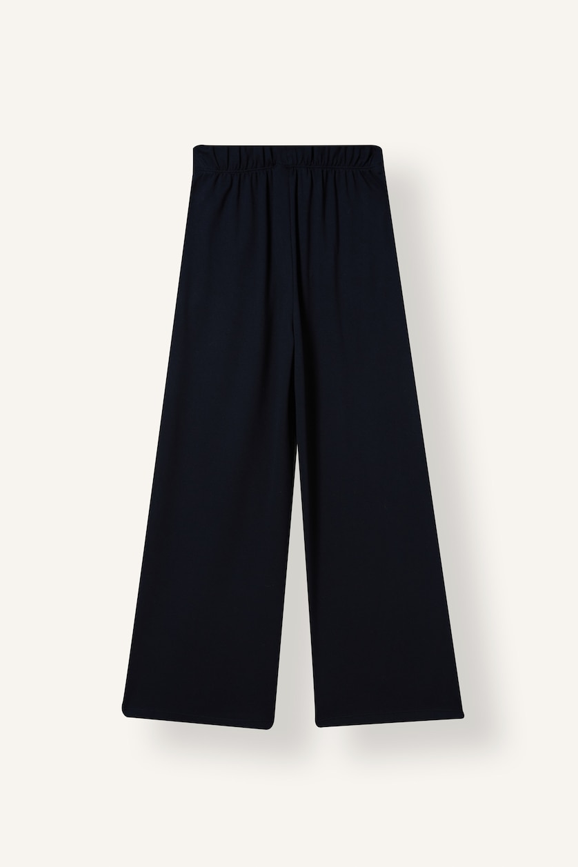 GIRLS & TEENS NAVY Girl High Waist Wide Leg Trousers