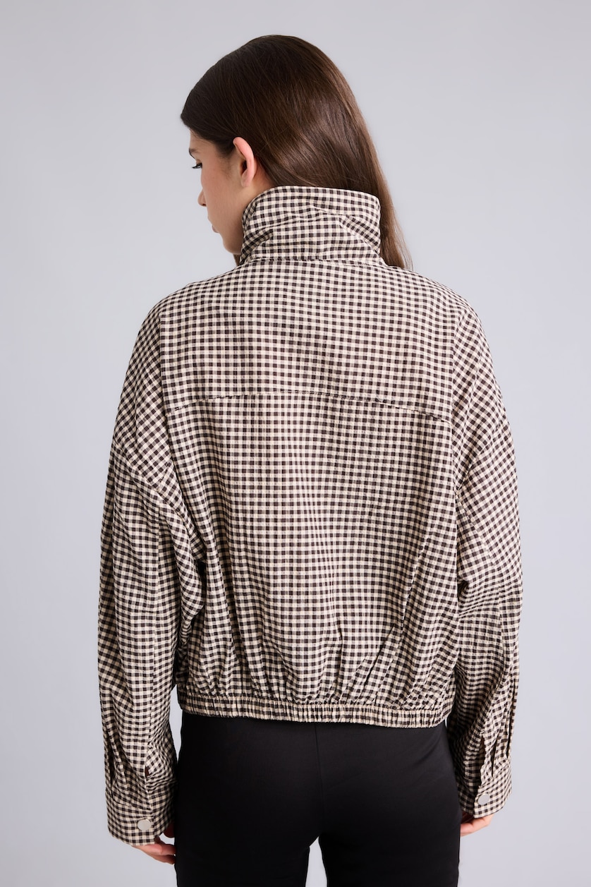 نساء بيج فاتح Balloon Fit Jacket