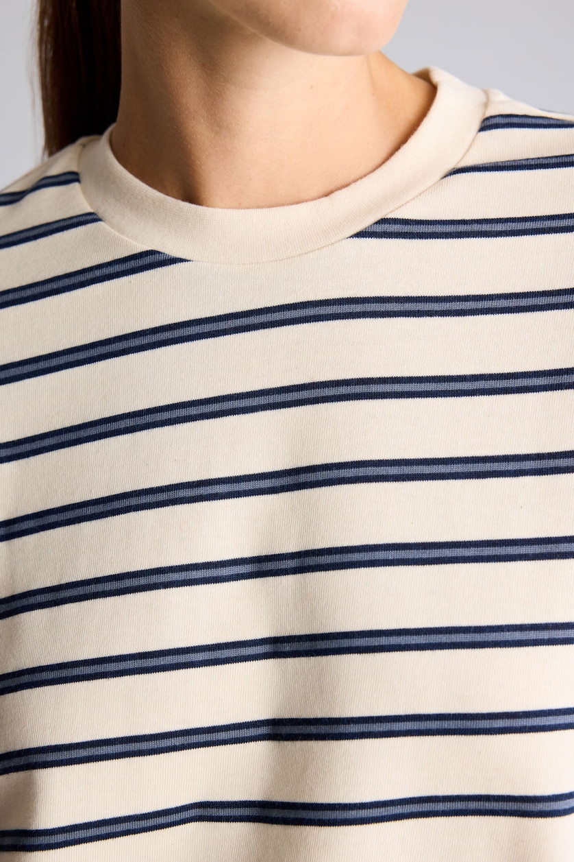 Woman Indigo Regular Fit Long Sleeve T-Shirt