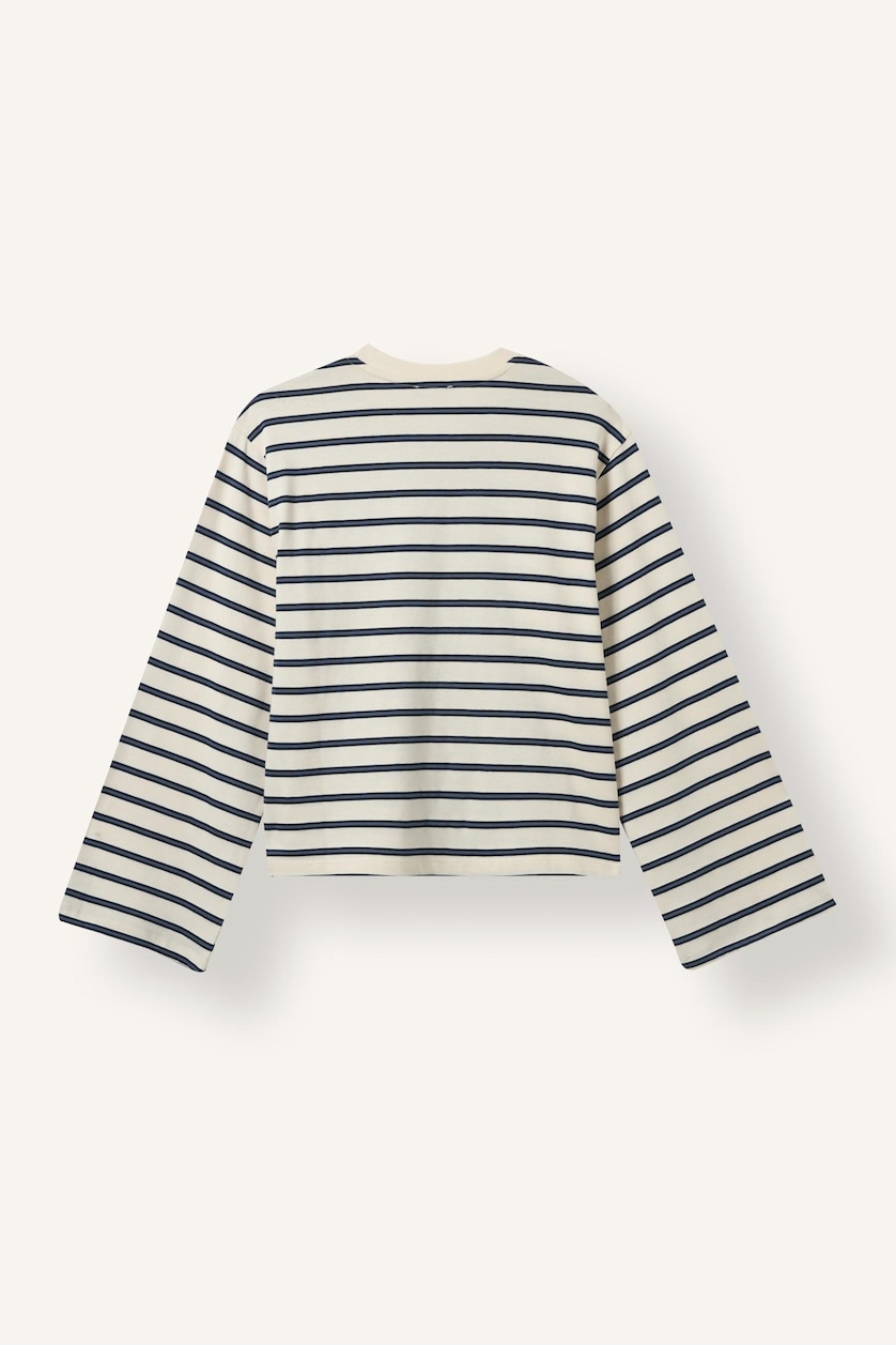 Woman Indigo Regular Fit Long Sleeve T-Shirt