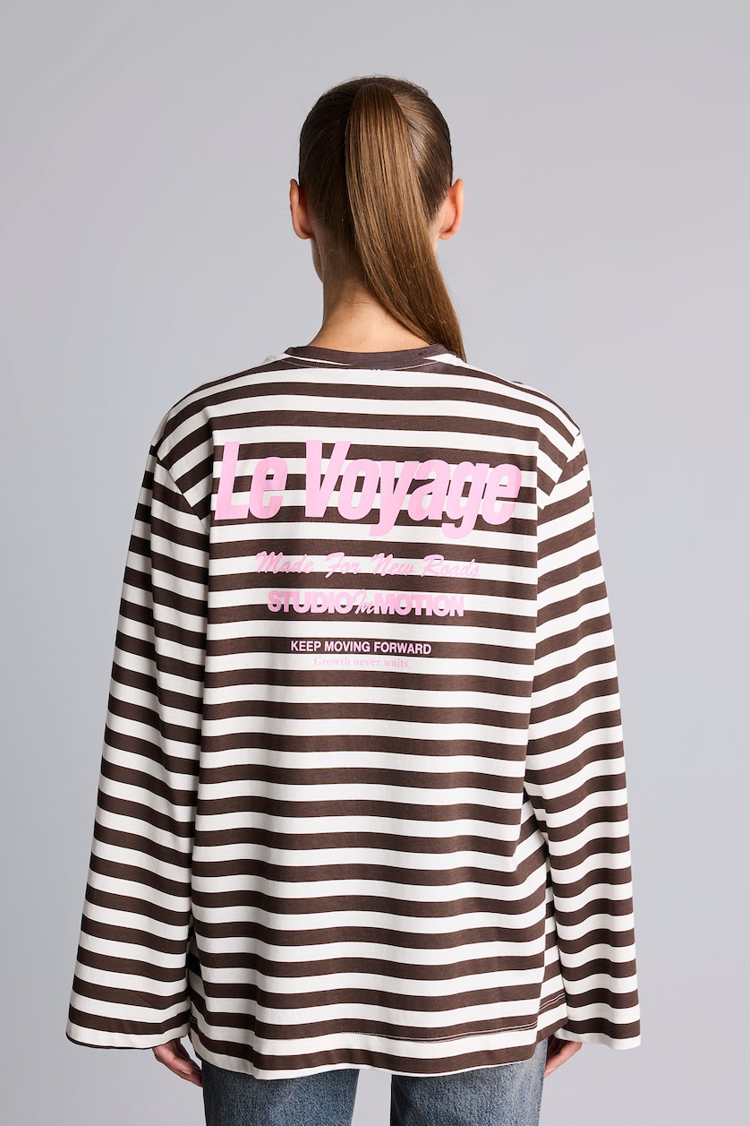 Women Brown Long Sleeve T-Shirt