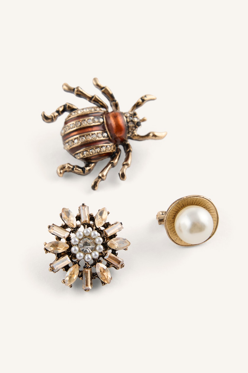 Women Karma 3 piece Brooch