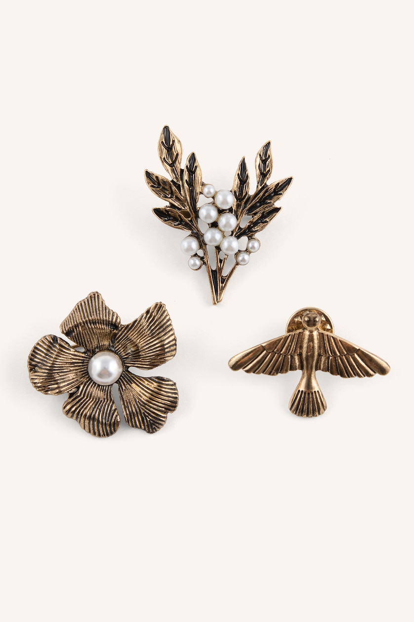 Women Karma 3 piece Brooch