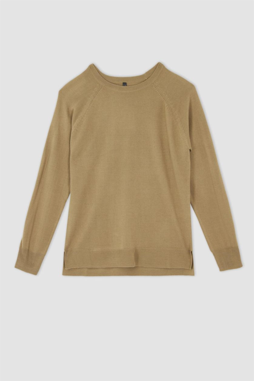 WOMAN Vison Relax Fit Crew Neck Sweater