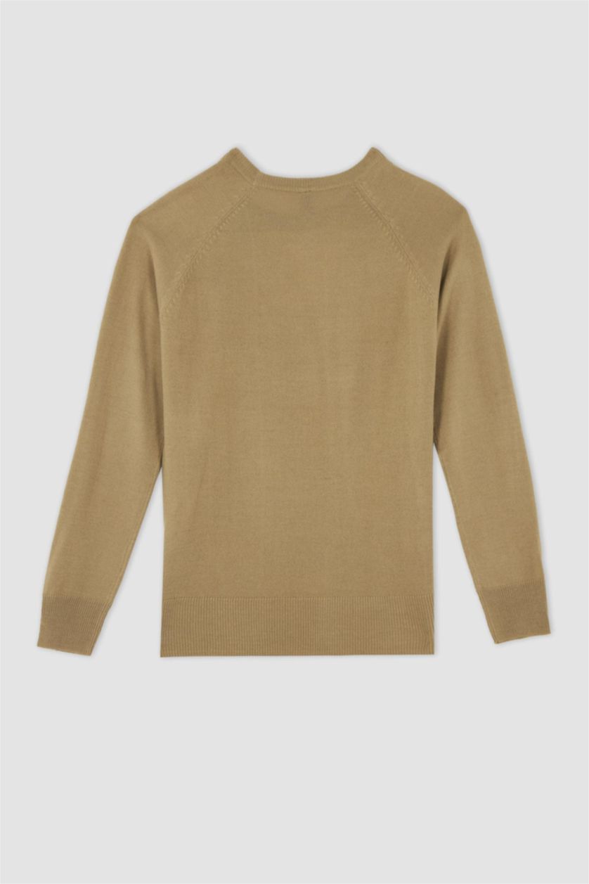 WOMAN Vison Relax Fit Crew Neck Sweater