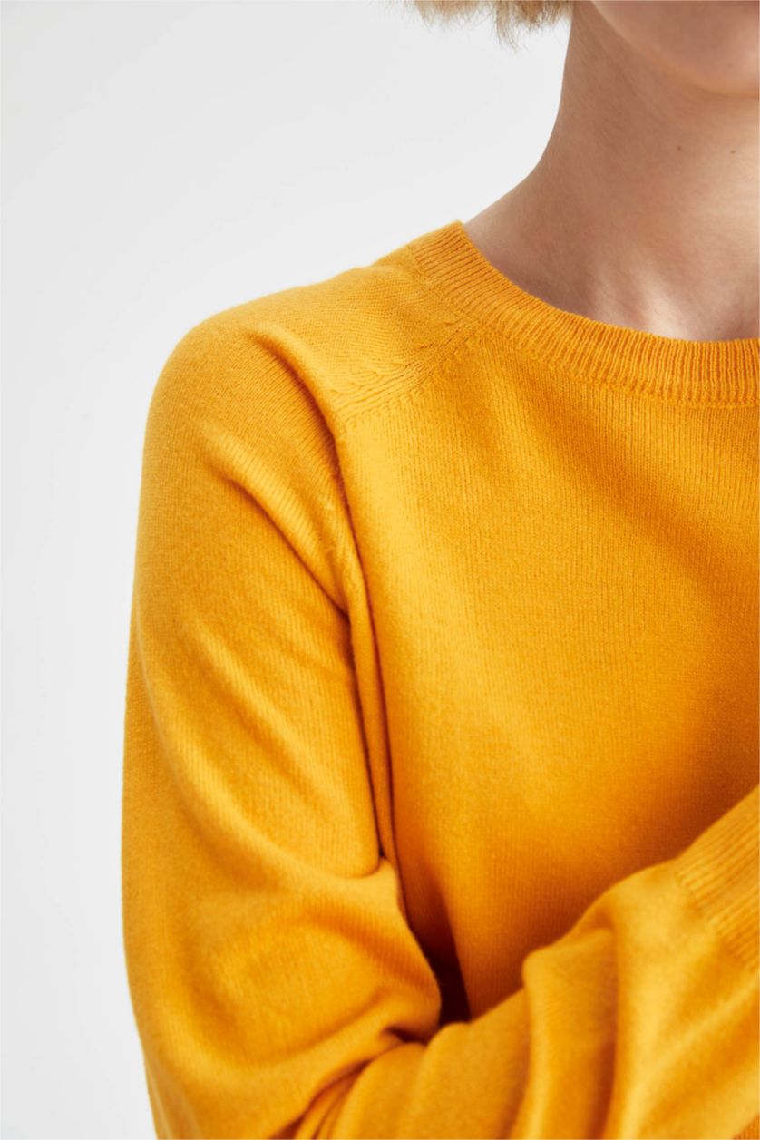 WOMAN Yellow Relax Fit Pullover