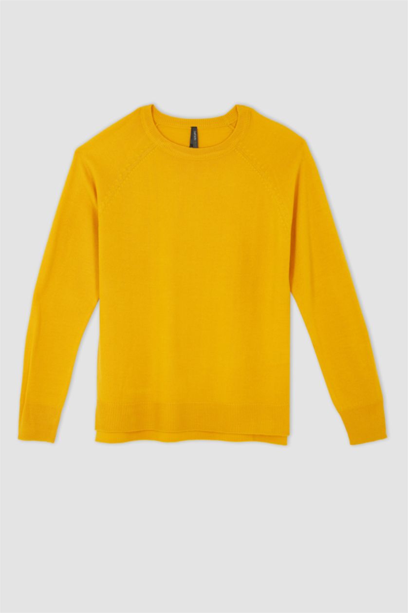 WOMAN Yellow Relax Fit Pullover