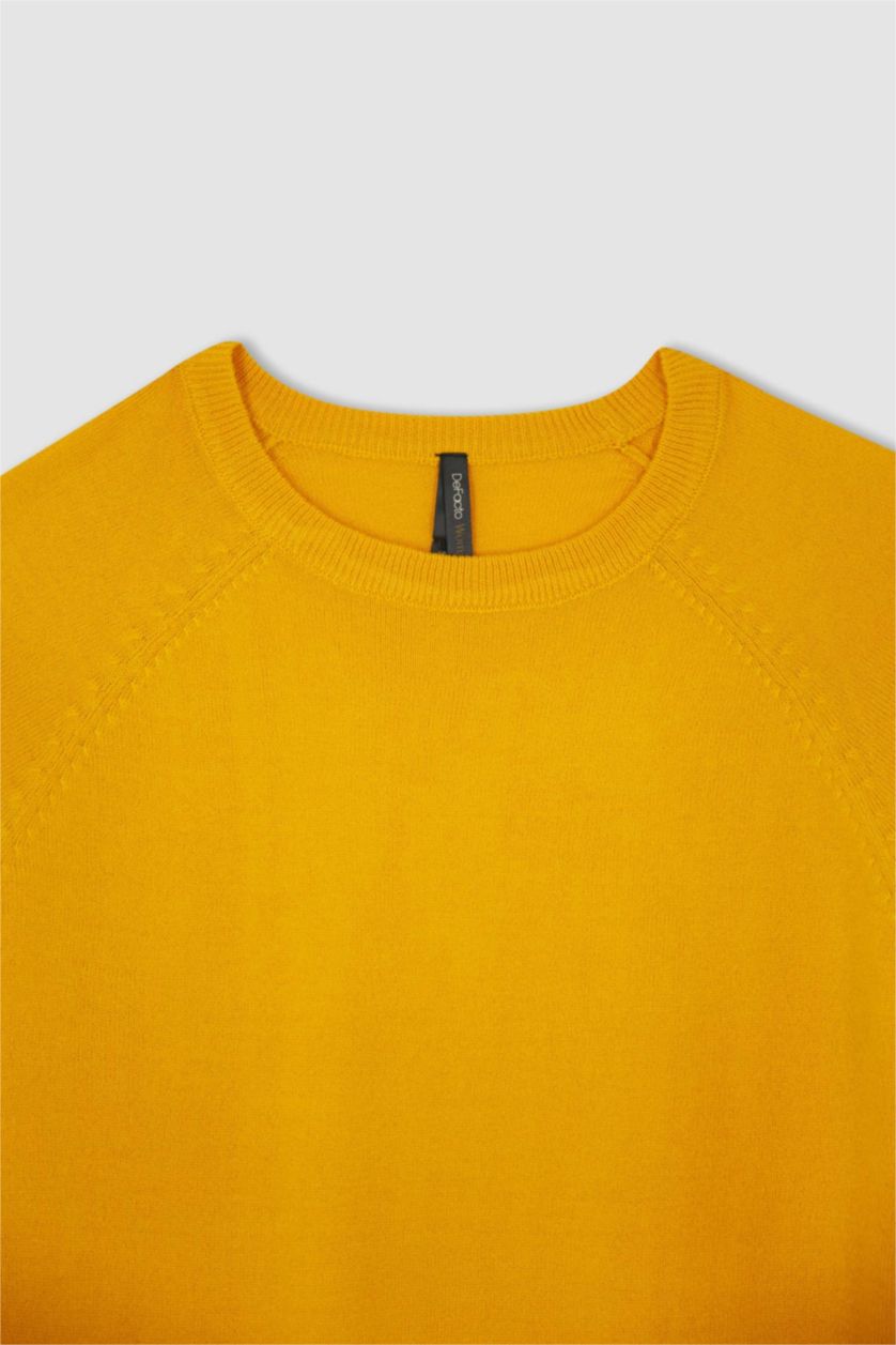 WOMAN Yellow Relax Fit Pullover