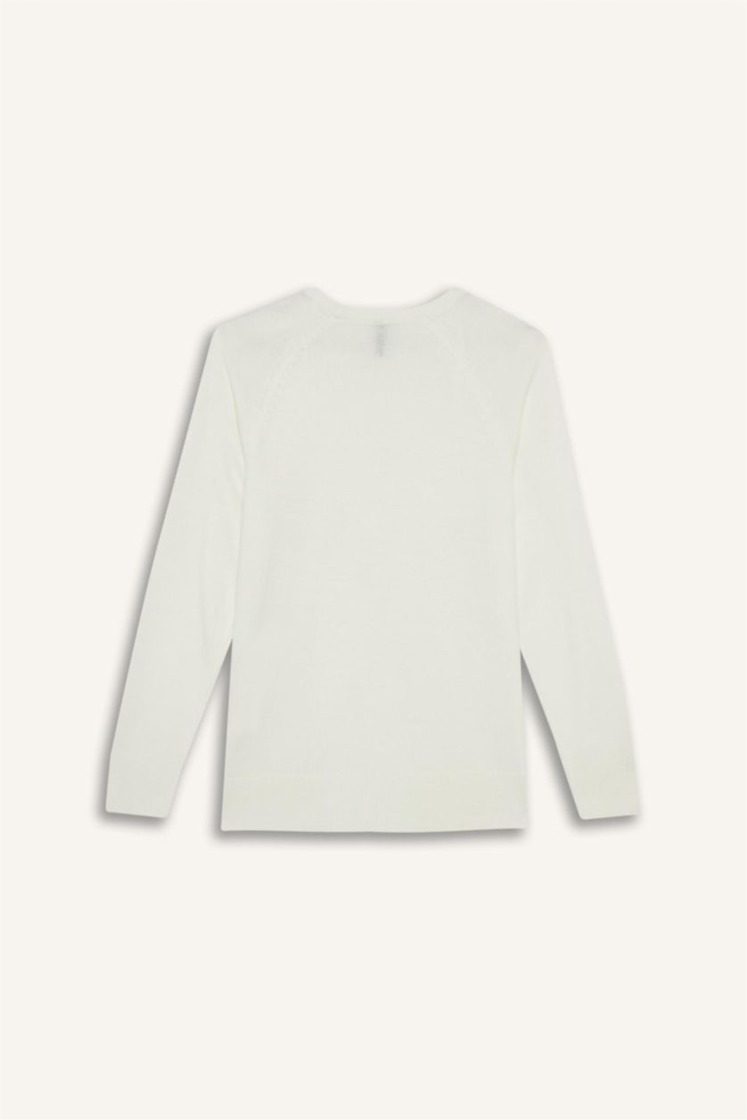 نساء بيج فاتح Relax Fit Knitwear Pullover