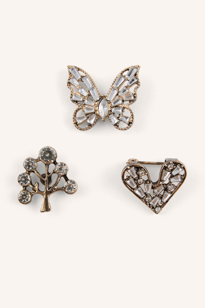 Women Karma 3 piece Brooch