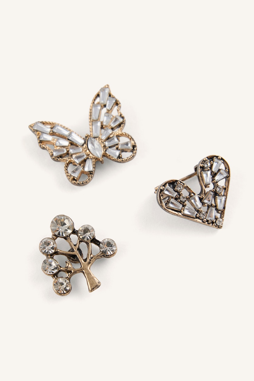 Women Karma 3 piece Brooch
