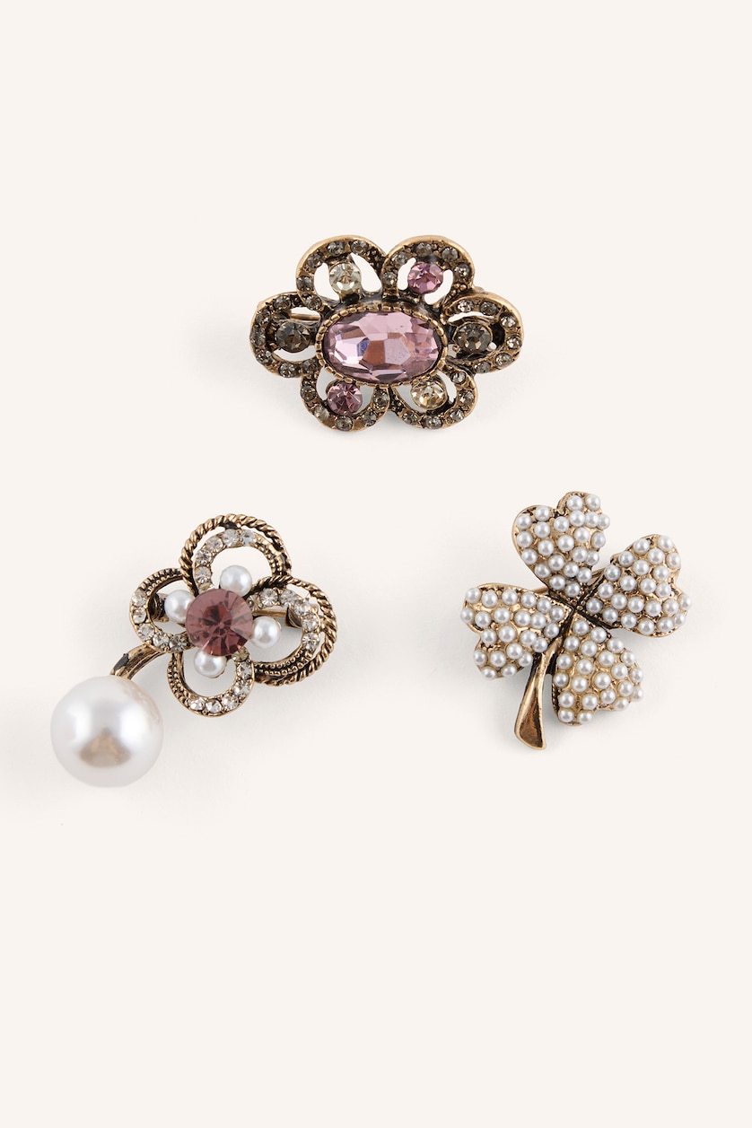 Women Karma 3 piece Brooch