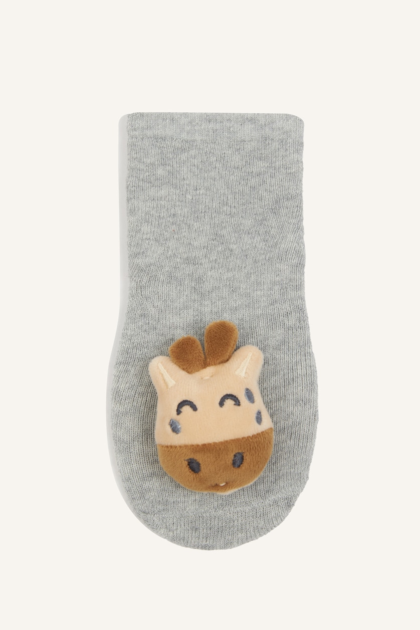 Baby Boys Grey BabyBoy Socks