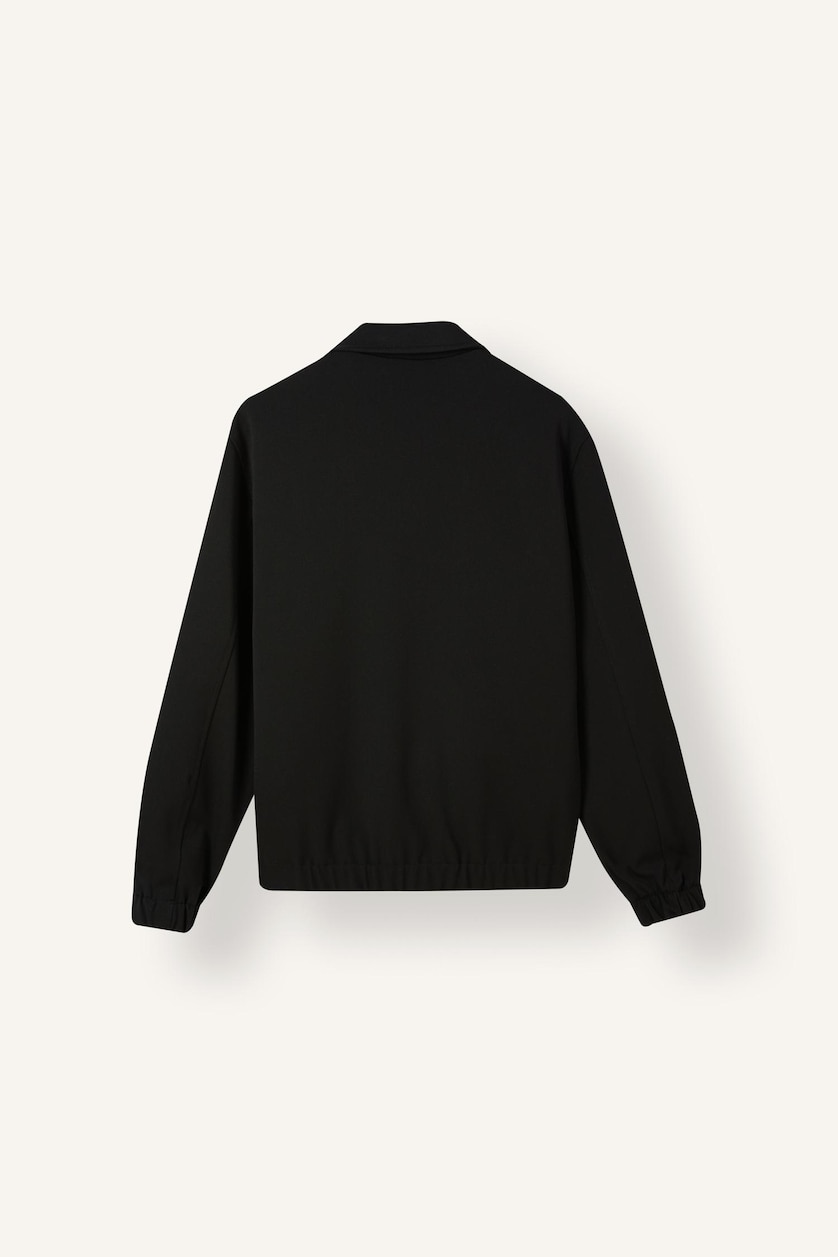 Erkek Siyah Regular Fit Astarlı Cepli Mont