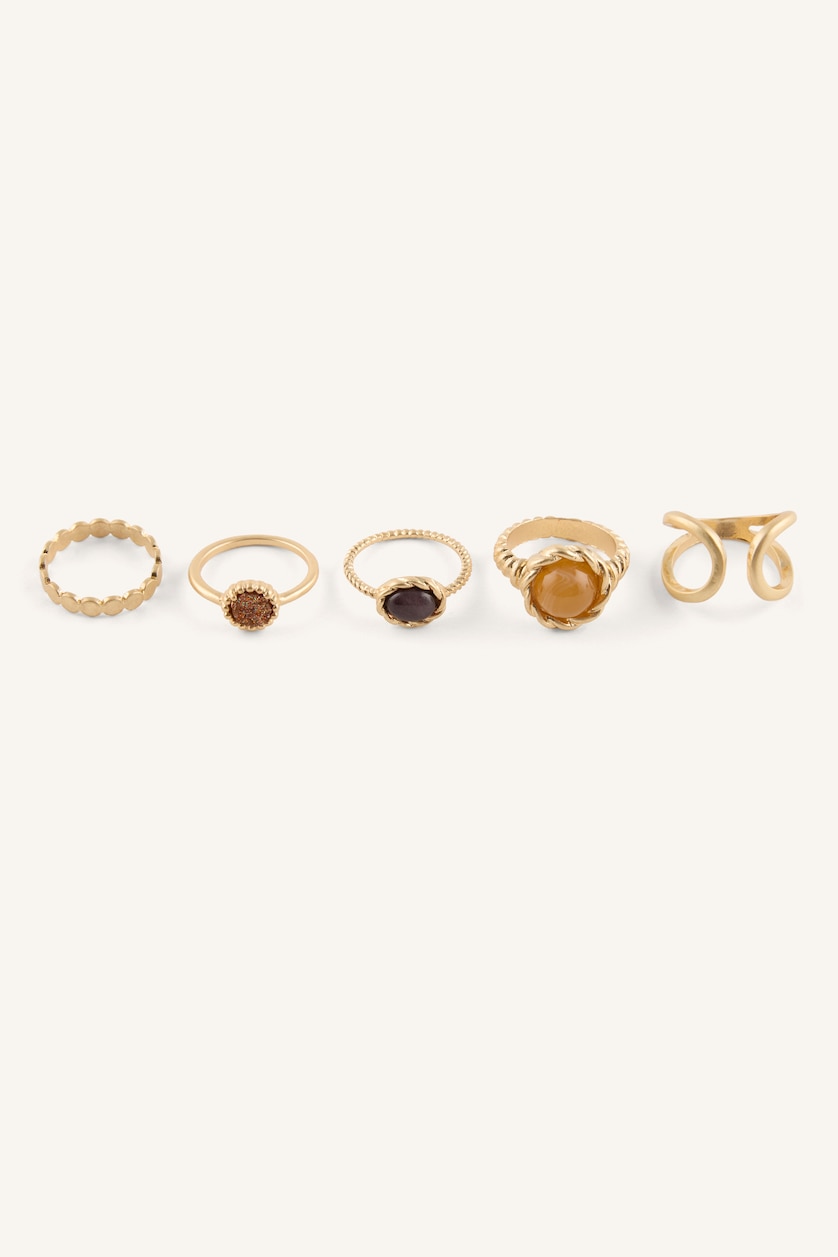 Women Karma 5 Piece Ring