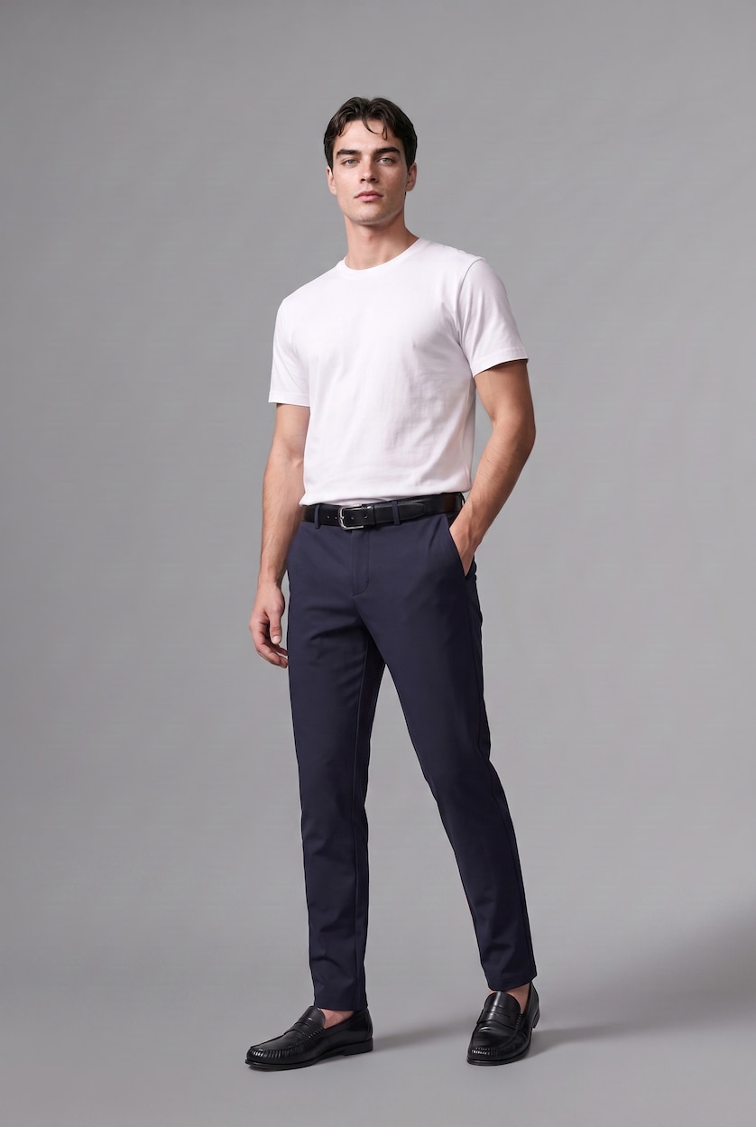 Men White Regular Fit Short Sleeve T-Shirt