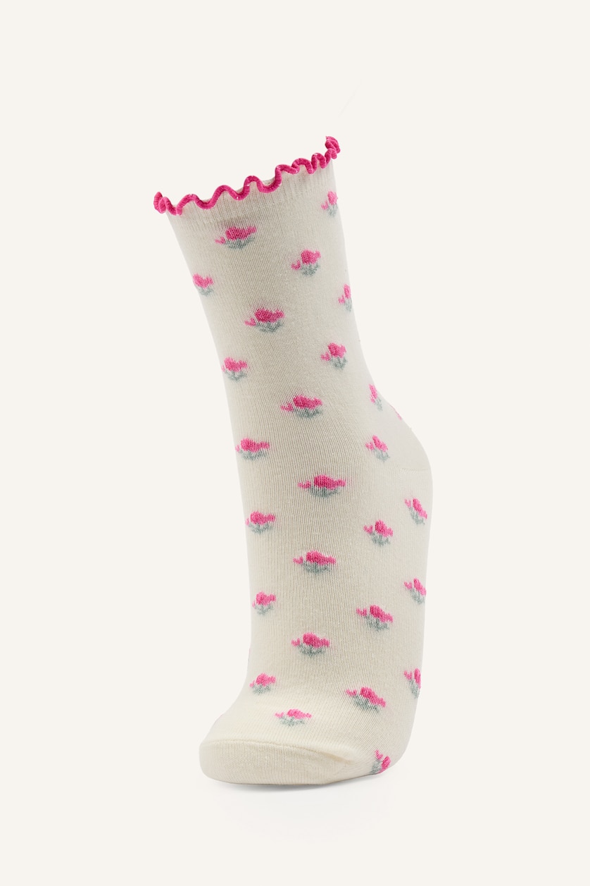 Women Blue 2 piece Cotton Short Socks