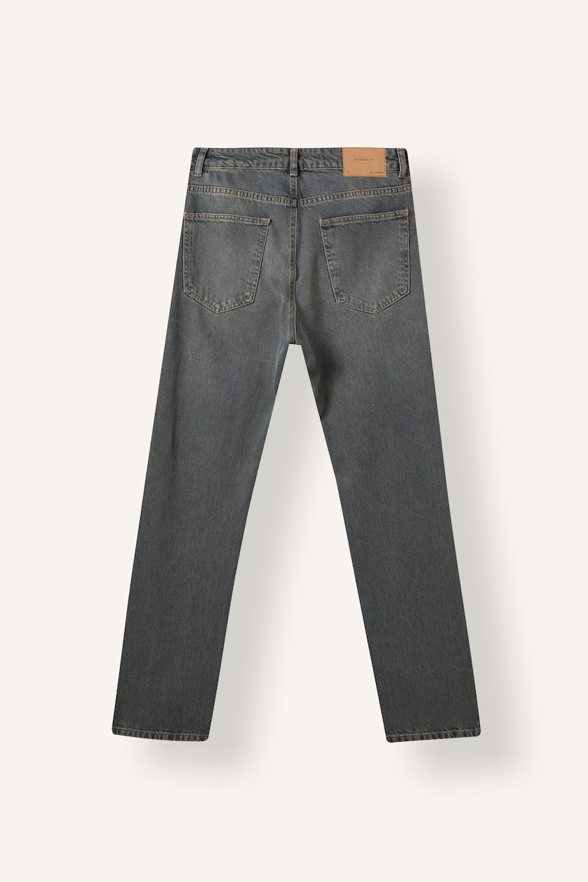 Men Dark Green Straight Fit Trousers