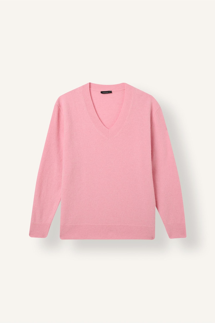 Women Light Pink Regular Fit Pullover