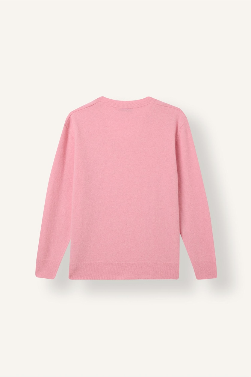 Women Light Pink Regular Fit Pullover
