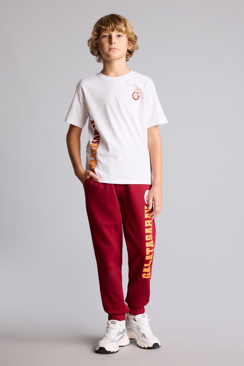 Young Boys - Teen Boys White Regular Fit Short Sleeve T-Shirt