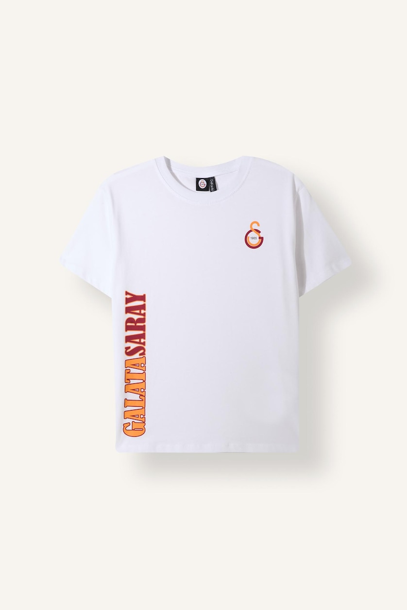 Young Boys - Teen Boys White Regular Fit Short Sleeve T-Shirt