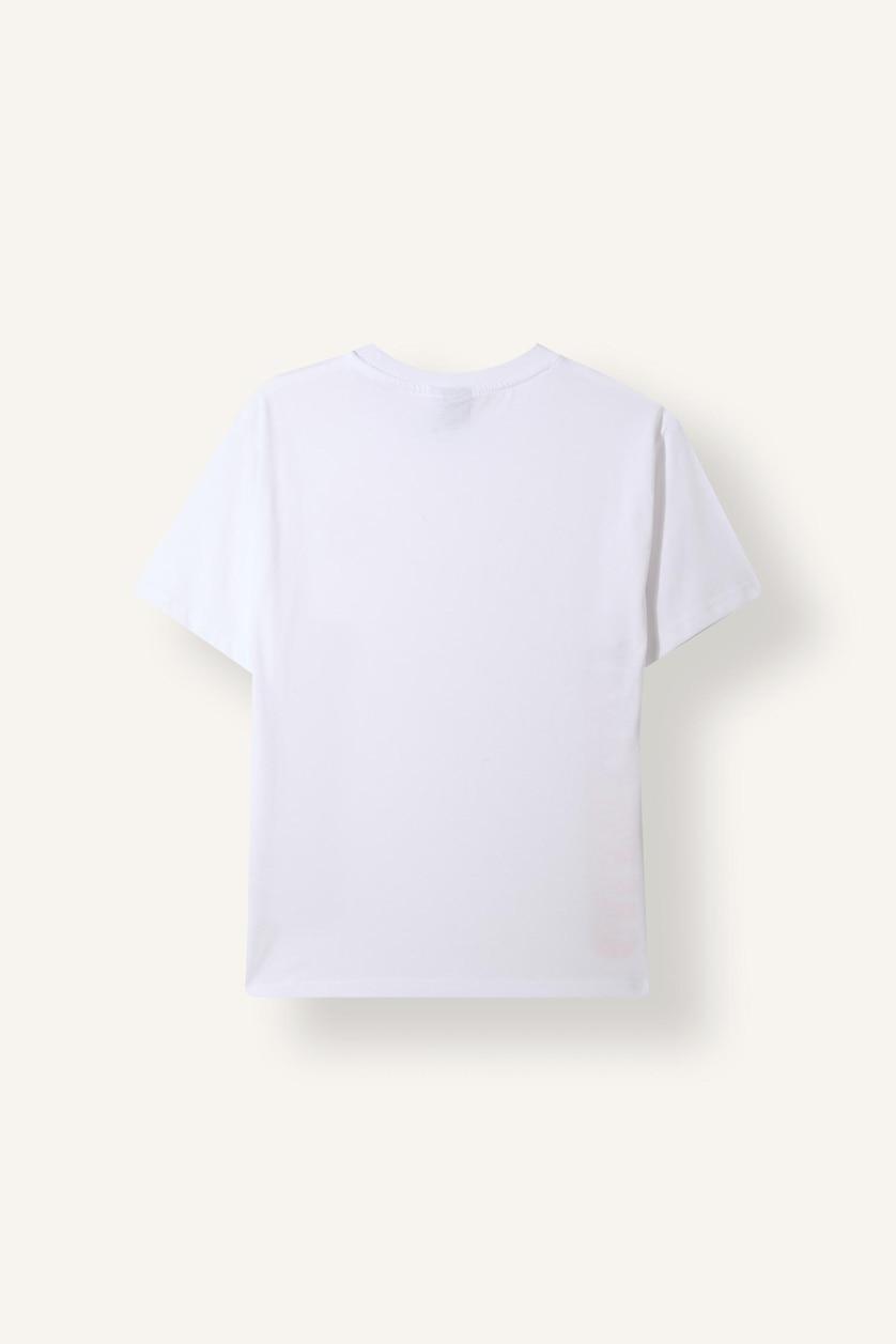 Young Boys - Teen Boys White Regular Fit Short Sleeve T-Shirt