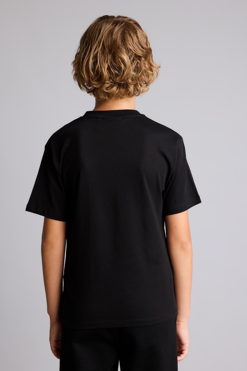 Young Boys - Teen Boys Black Regular Fit Short Sleeve T-Shirt